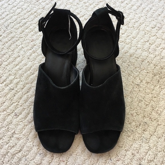 Peep-Toe Block Heels - Picture 2 of 3